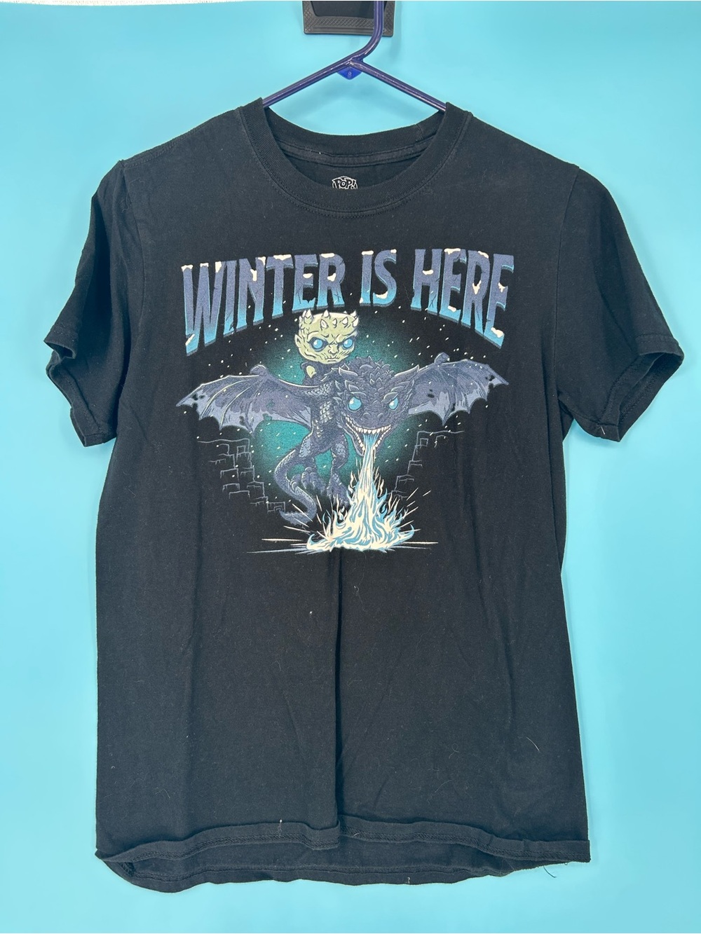 Funko Black "Winter Is Here" Graphic Tee